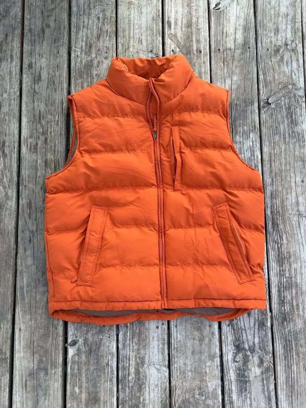 St. John's Bay Men's Orange Puffer Vest